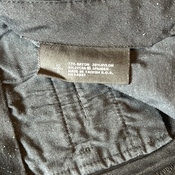 Express Correspondent Black Wide Leg Pant - Picture 5 of 10